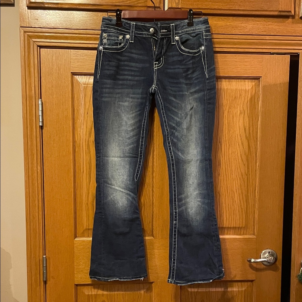 Miss Me Dark Blue Boot Cut Jeans